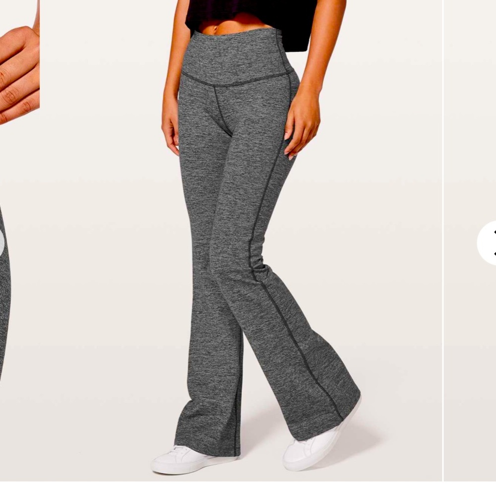 Lululemon 32.5 inseam flare legging!!! They are in immaculate condition.